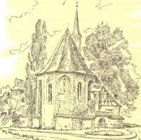 Die erste St. Josefs-Kirche in Zirndorf