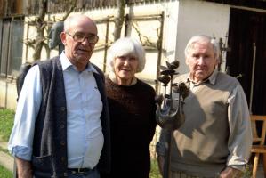 Pfarrer Spies mit Familie Reidel