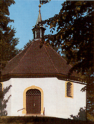 Die Wallfahrtskapelle Maria Hilf auf dem Pinzingberg