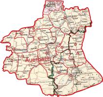 Dekanatskarte Auerbach