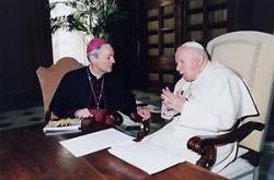 Erzbischof Prof. Dr. Ludwig Schick bewunderte die Willensst�rke und die Konsequenz, mit der der verstorbene Papst seinen Weg ging und sein Leiden annahm.
