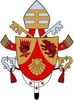 Das Papstwappen von Benedikt XVI.