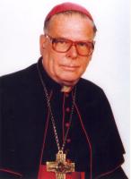 Erzbischof em. Dr. Elmar Maria Kredel w�hrend seiner aktiven Zeit als Oberhaupt der katholischen Kirche im Erzbistum Bamberg.