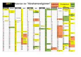 Abrahamskalender 2011