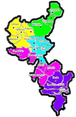 Dekanat Forchheim - Karte Regionalisierung