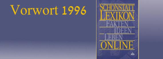 Schnstatt-Lexikon Vorwort 1996