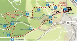 Lageplan Sch�pfungsweg