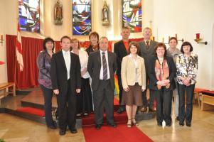 Pfarrgemeinderat 2010-2014  (nicht im Bild: Pater Waldemar, Helene M�ller und Christian Eidloth)