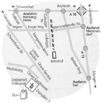 Wegbeschreibung Jakobsplatz 9