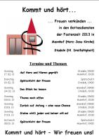 Flyer Fastenzeit 2013