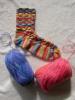 Strickwolle und Socken