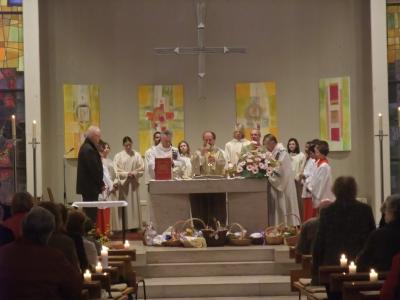 Feier der Osternacht 2010 in Heilig Kreuz