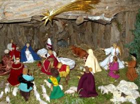 Die Krippe in der Pfarrkirche Heroldsbach