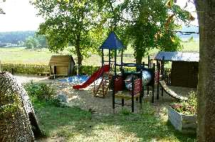 Der neu gestaltete kleine Garten des Kindergartens Wimmelbach