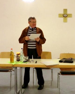 Dr. Michael Hofmann machte es sich und den Zuh�rern nicht leicht.