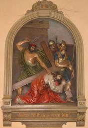 Jesus f�llt das erste Mal.
  gestiftet von Anna Reck von Poppendorf
