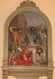 Jesus f�llt das zweite Mal.
  gestiftet von Margareta Dittrich von Weppersdorf