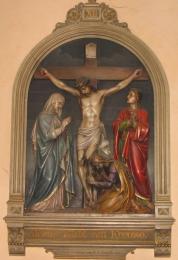 Jesus stirbt am Kreuze.
  gestiftet in honorem S.S. Cordis Jesu