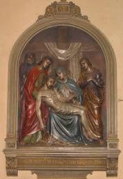 Jesus wird vom Kreuze abgenommen
  gestiftet von der Rosenkranzbruderschaft