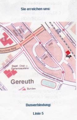 Anfahrtskizze KIGA St. Gisela