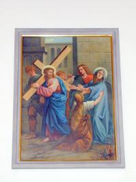 Jesus begegnet seiner Mutter