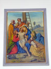 Jesus wird vom Kreuz abgenommen und in den Scho� seiner Mutter gelegt