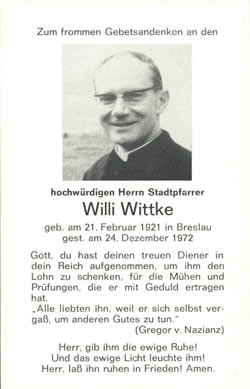 Pfarrer Willi Wittke