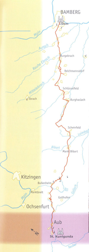 Der Kunigundenweg - 106 km von Bamberg nach Aub