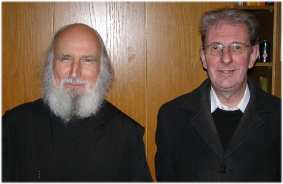 P. Dr. Anselm Gr�n und Stadtpfarrer Monsignore Bernhard Simon