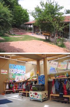 Kindergarten St. Nikolaus
  Bild oben - Au�enansicht
  Bild unten - Eingangsbereich