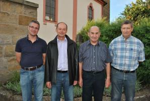 v.l. Bernhard Wagner, Thomas M�ller, Willi Preusch und Helmut Hofmann