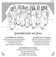 Grenz�bertreter wie Jesus