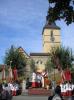 W�hrend des Freiluft-Gottesdienstes