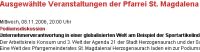 Ausgew�hlte Veranstaltungen