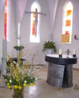 Altarraum der Kirche »Maria Schutzfrau Bayerns« nach der Renovierung