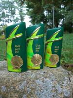 Pilgerkerze mit Jakobusmuschel