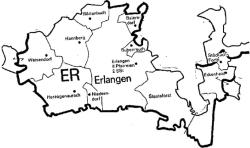 Die Pfarreien des Dekanats Erlangen