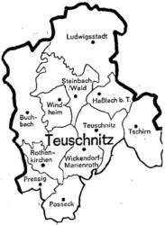Die Pfarreien des Dekanats Teuschnitz