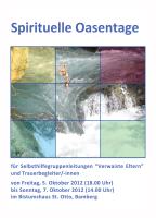 Titelseite Oasentage 2012