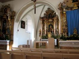 Innenansicht der Spitalkirche, fertig gestellt 2008