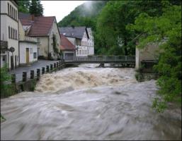 Hochwasser in Bad Berneck