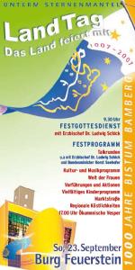 Titelbild Flyer: LandTag auf dem Feuerstein
