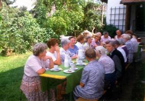 Sommerfest bei Frau He�