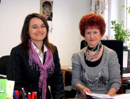 Frau Turdi und Frau Seidel