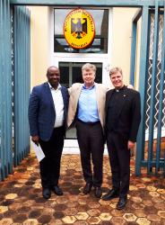 Besuch beim Deutschen Botschafter in Bujumbura