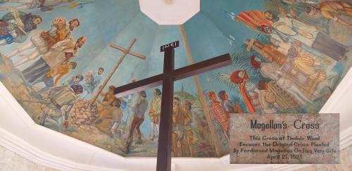 Stelle, auf der Magellan das erste Kreuz aufgestellt hat
