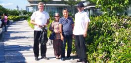 SeaSide in Cebu, Armin und ich mit Minda und Nonoi