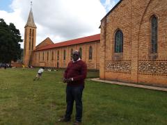 Besuch bei Pfarrer Gilbert in seiner Pfarrei in Jenda