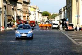 Fackellauf 2009 - freien Lauf durch die Straßen Roms