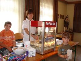 Die Popcorn-machine